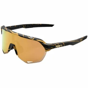 100% S2 Peter Sagan Limited Edition Metallic Gold Flake/HiPER Gold Mirror Lens