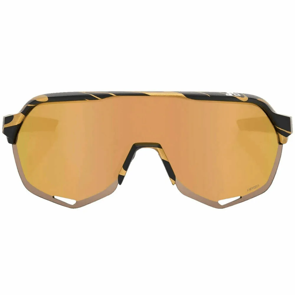 100% S2 Peter Sagan Limited Edition Metallic Gold Flake/HiPER Gold Mirror Lens