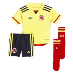 Adidas Colombia 2022 Little Kids Home Mini Kit