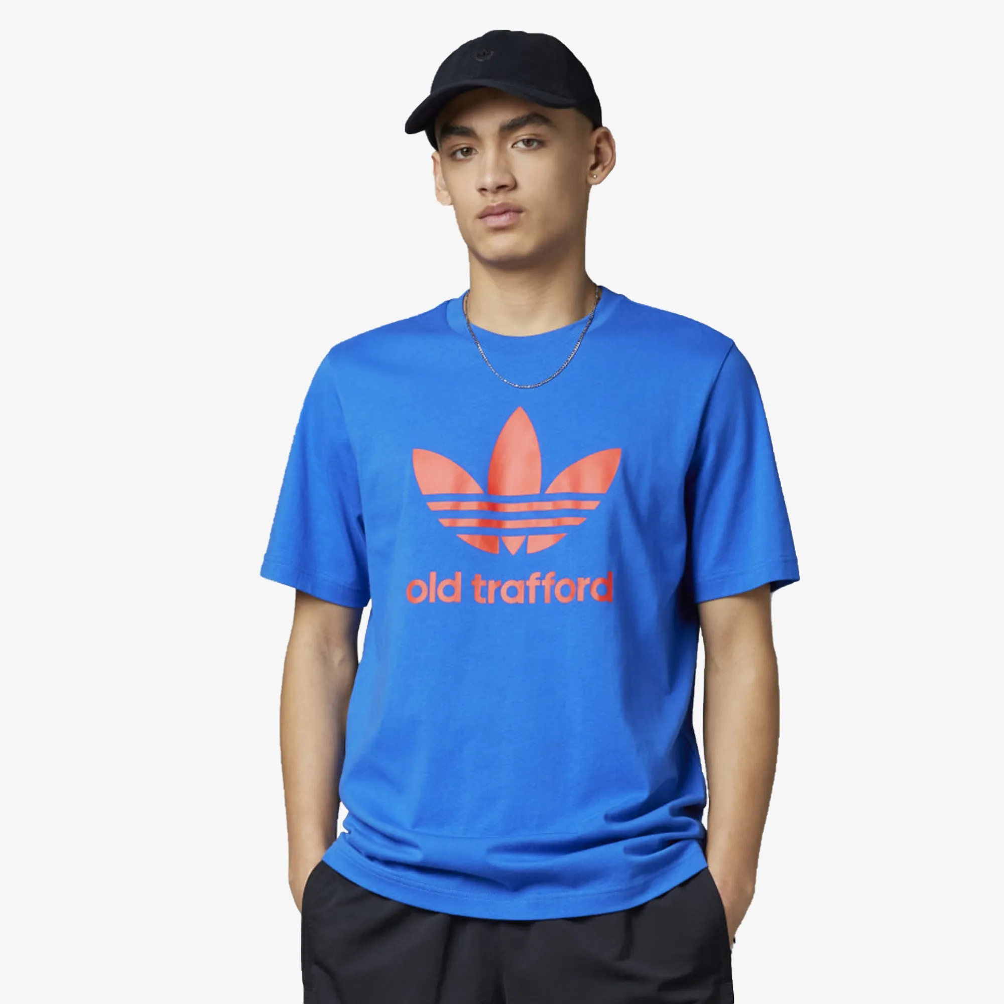 Adidas Originals | MANCHESTER UNITED OG TREFOIL TEE  { BLUE