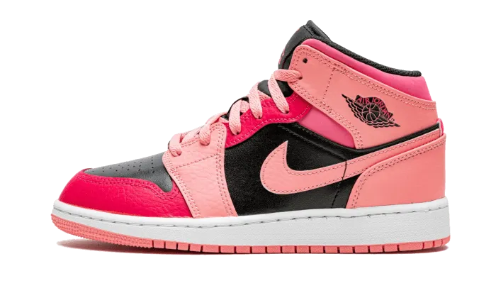 Air Jordan 1 Mid Coral Chalk Pink