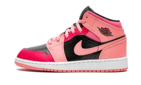 Air Jordan 1 Mid Coral Chalk Pink