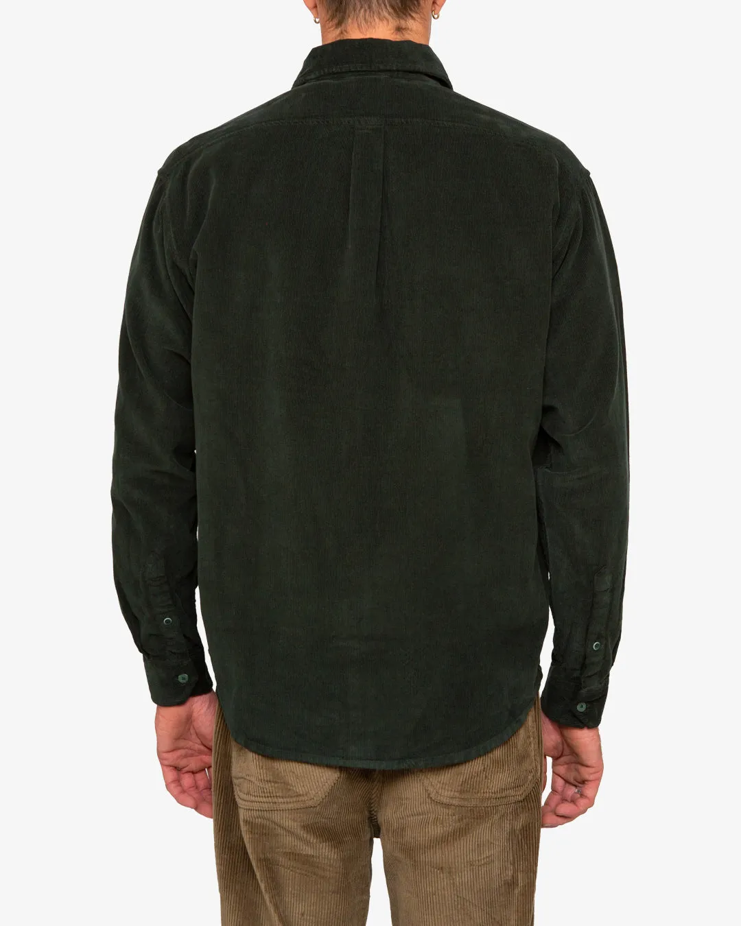 Allan Cord Shirt - Jasper Green