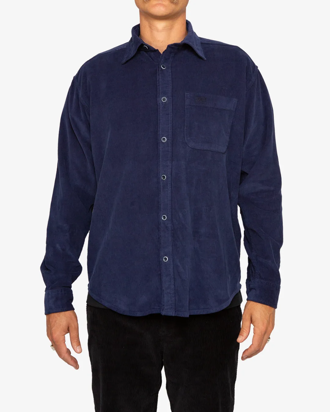 Allan Cord Shirt - Navy