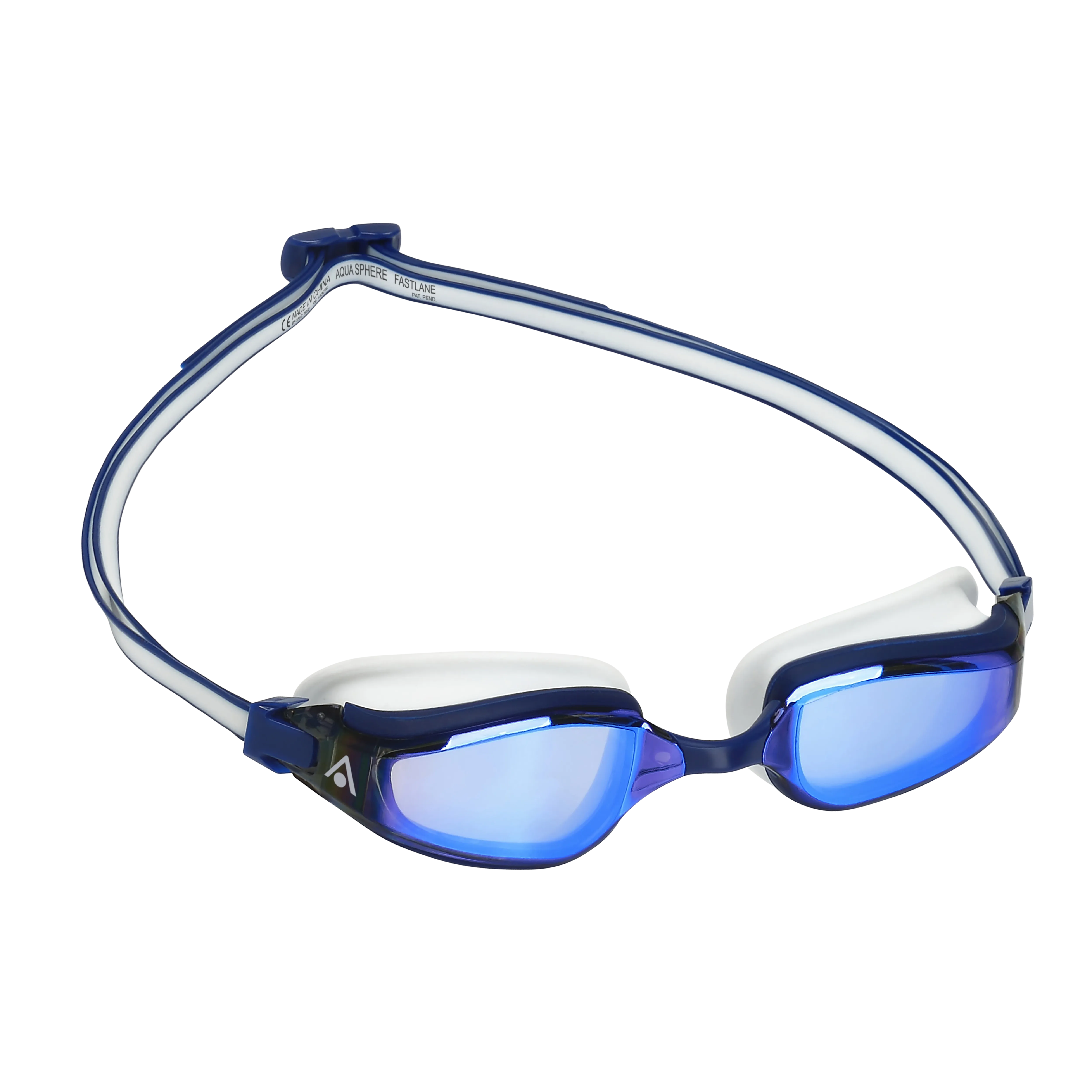 Aqua Sphere Fastlane.A1 - Blue/White - Blue Titanium Mirrored