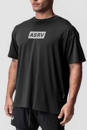 ASRV Silver-Lite™ 2.0 Oversized Tee - Black