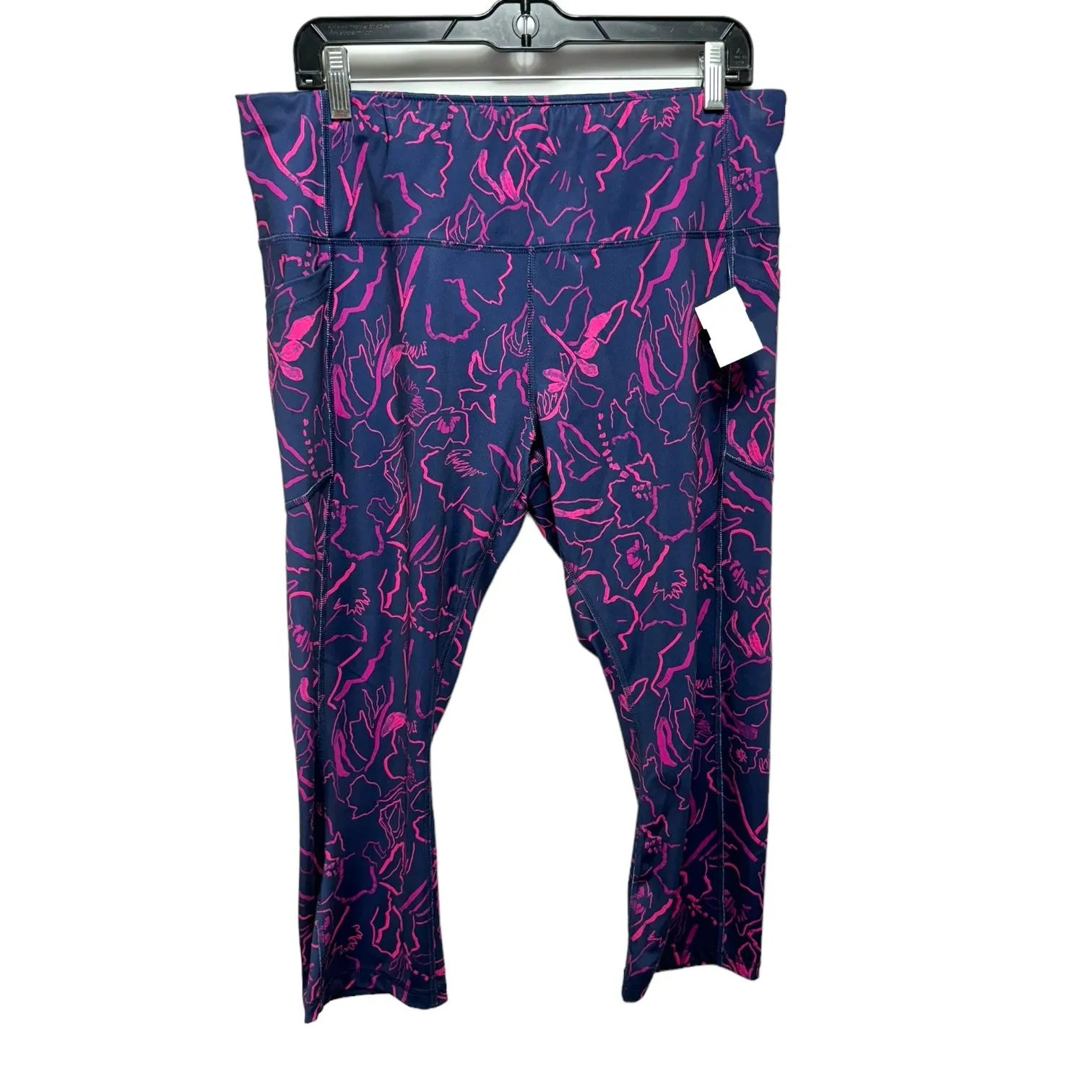 Athletic Leggings Capris By Avia In Pink & Purple, Size: Xxl