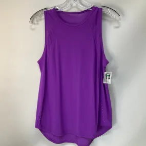 Athletic Tank Top By Lululemon In Purple, Size: 8