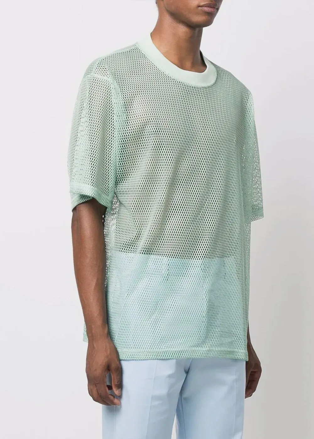 Auqa Oversized Mesh T-Shirt