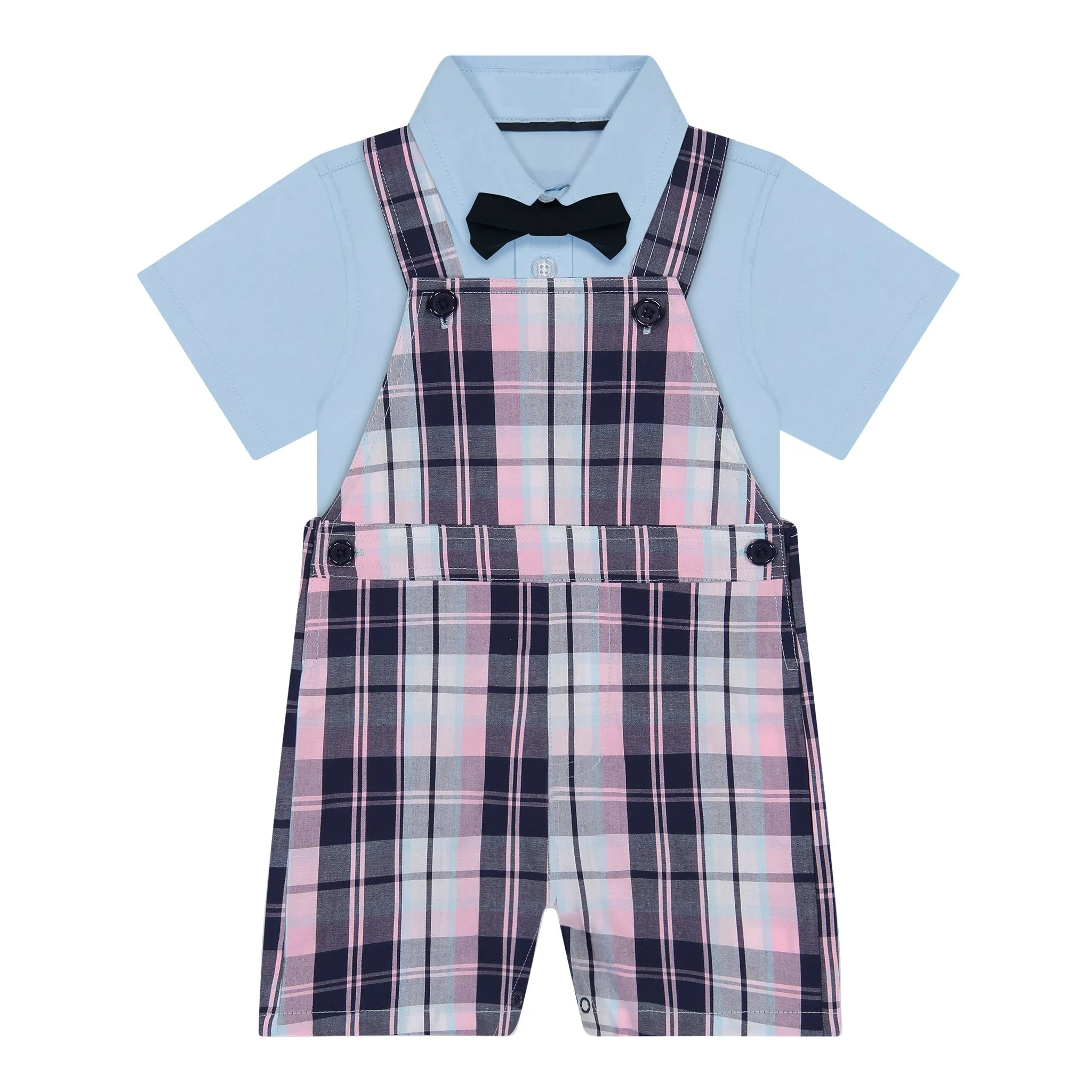 Baby Buttondown And Overall Set