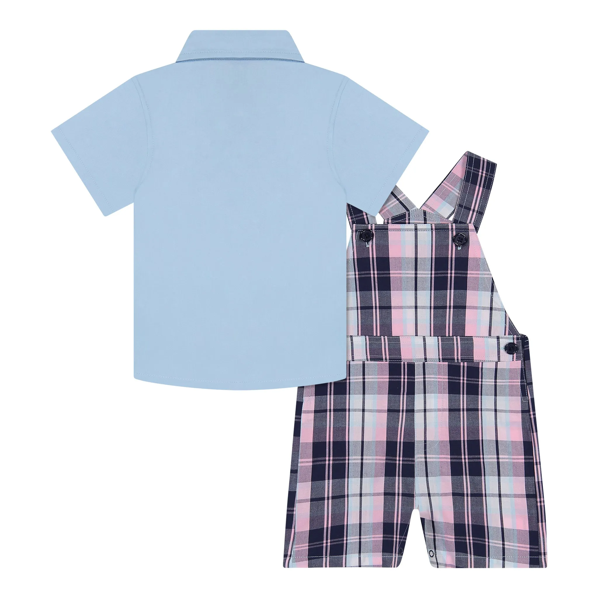 Baby Buttondown And Overall Set