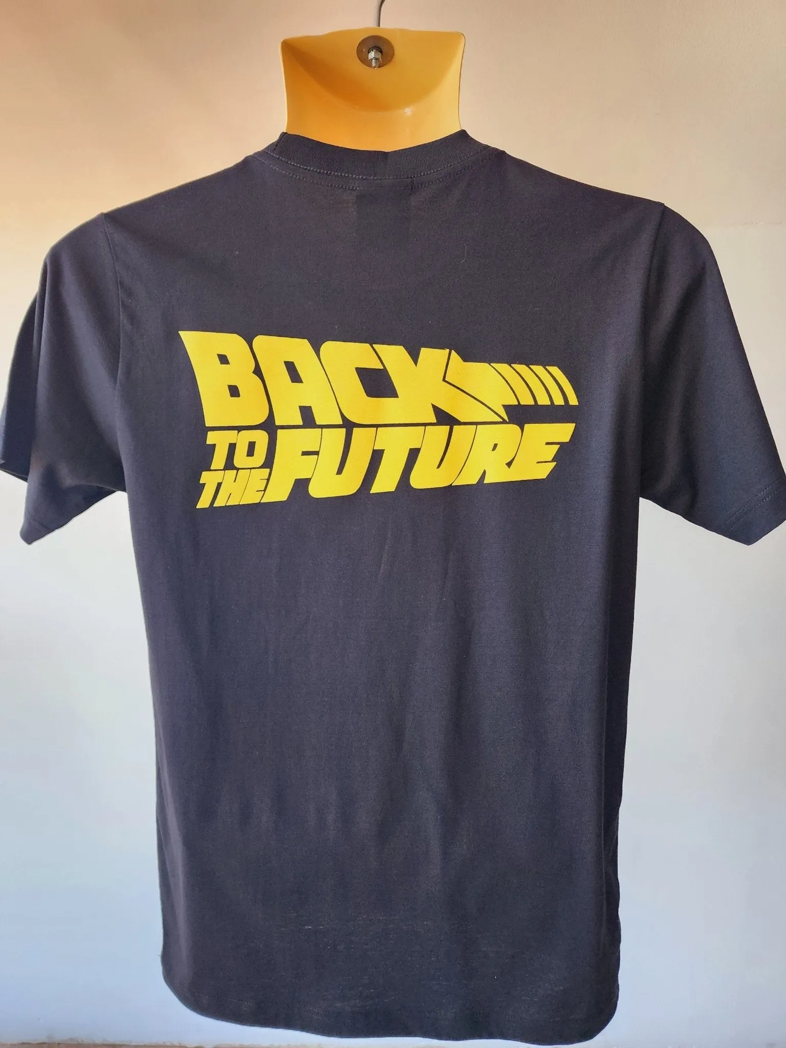 Back to the Future Double Sided Black T-shirt