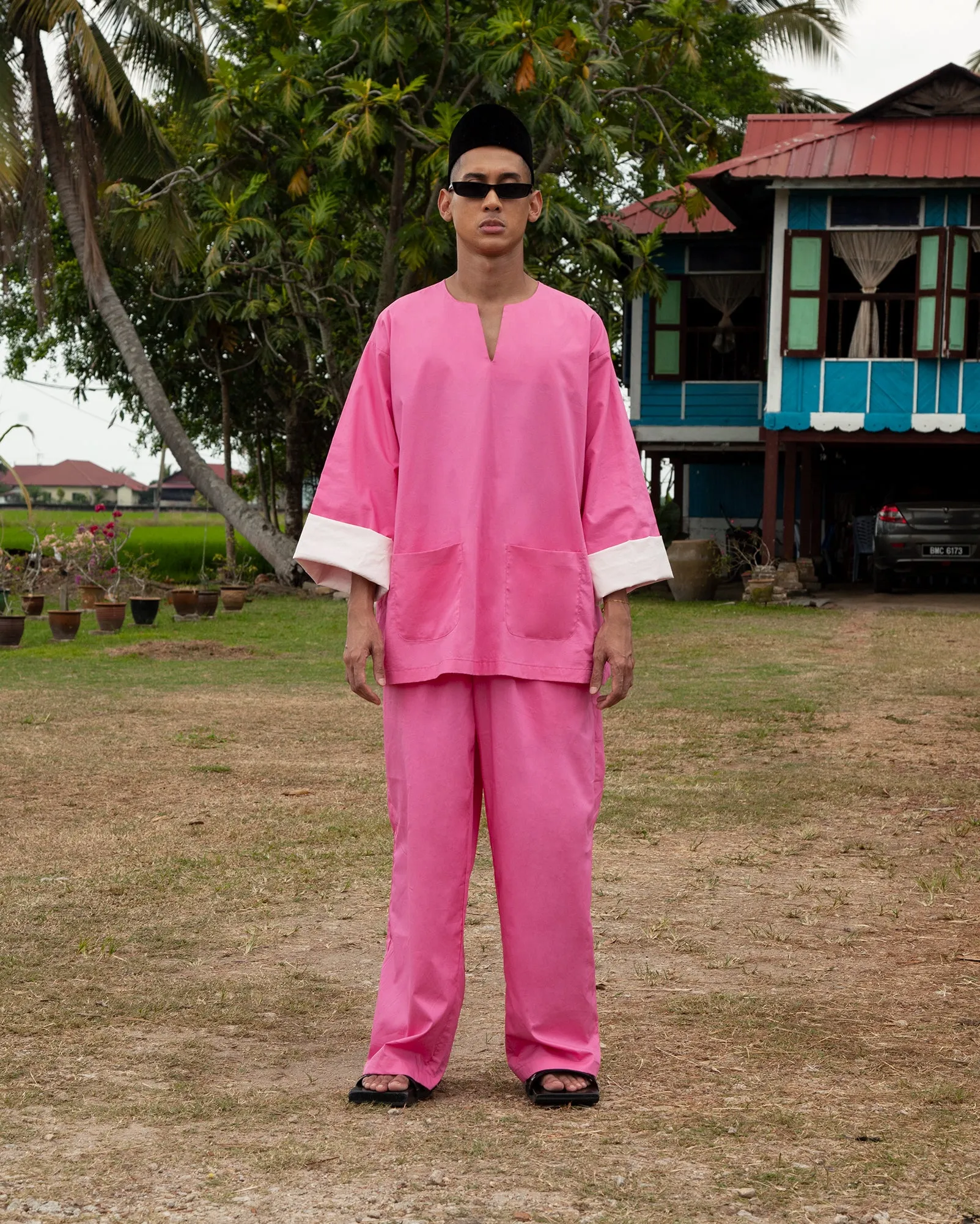 Baju Melayu Li Bai (Pink)