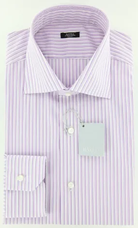 Barba Napoli Lavender Purple Shirt – Size: 17.5 US / 44 EU