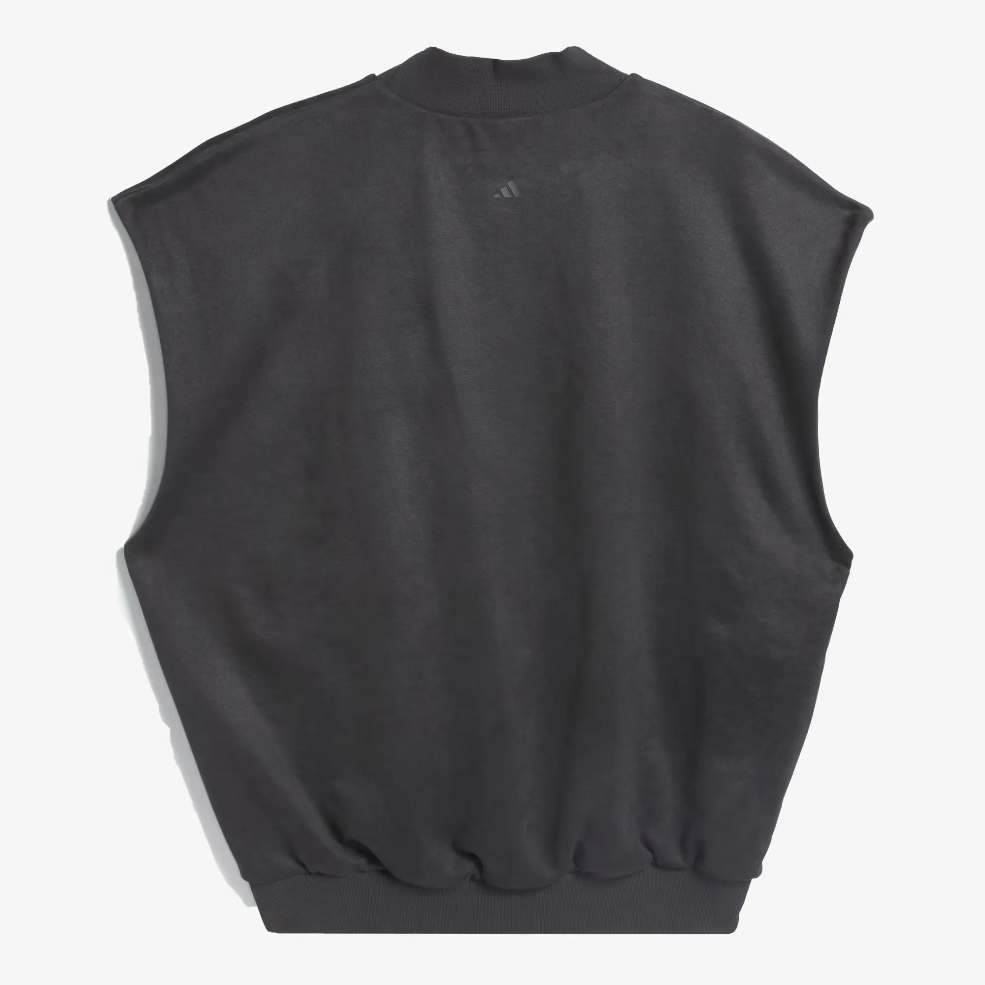 BASKETBALL SUEDED SLEEVELESS SWEATSHIRT 'CARBON'