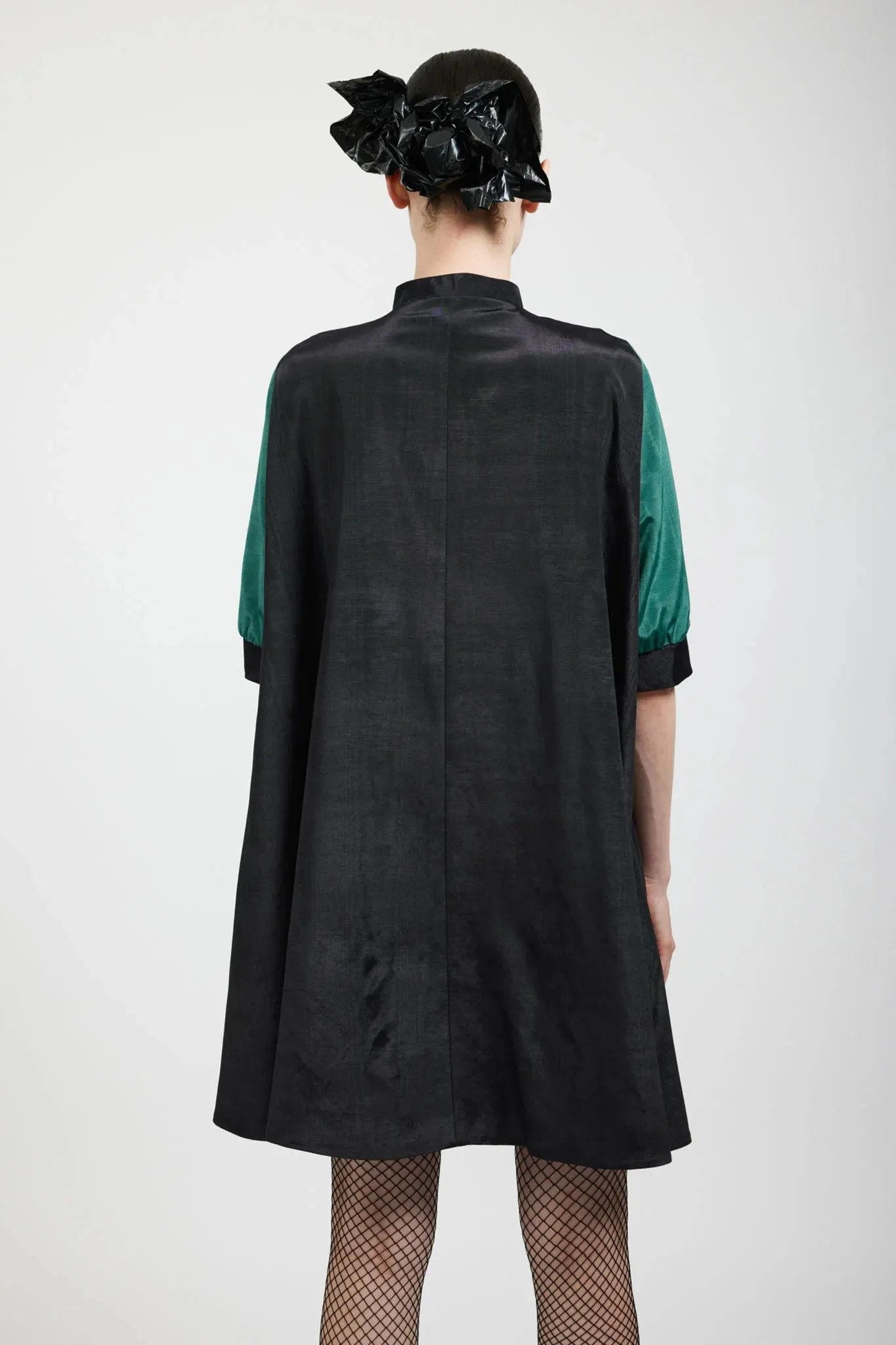 Beray Coat Dress in Ocean Moiré