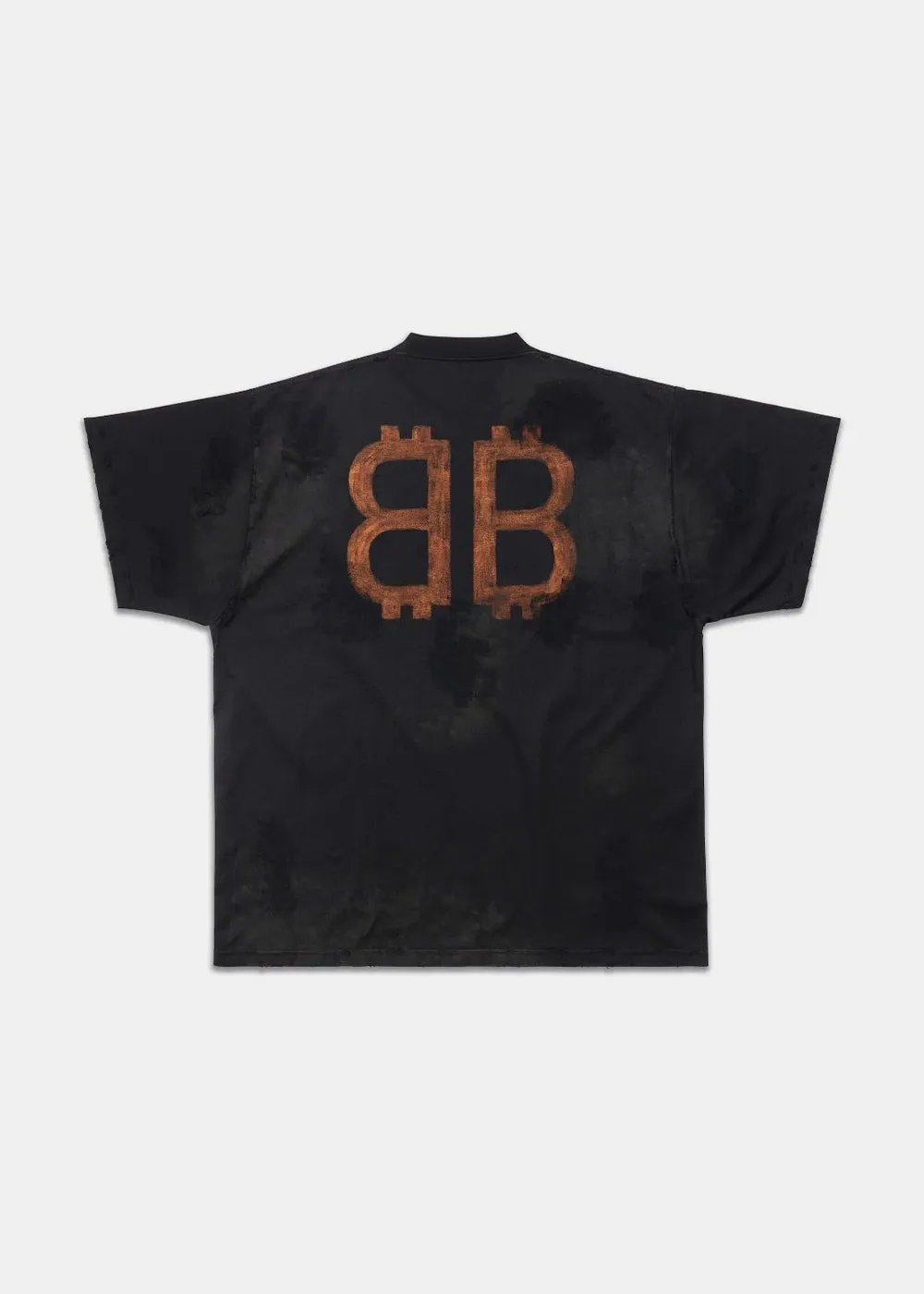 Black Crypto Logo-Print T-Shirt