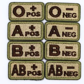 Blood Type - Velcro Patch