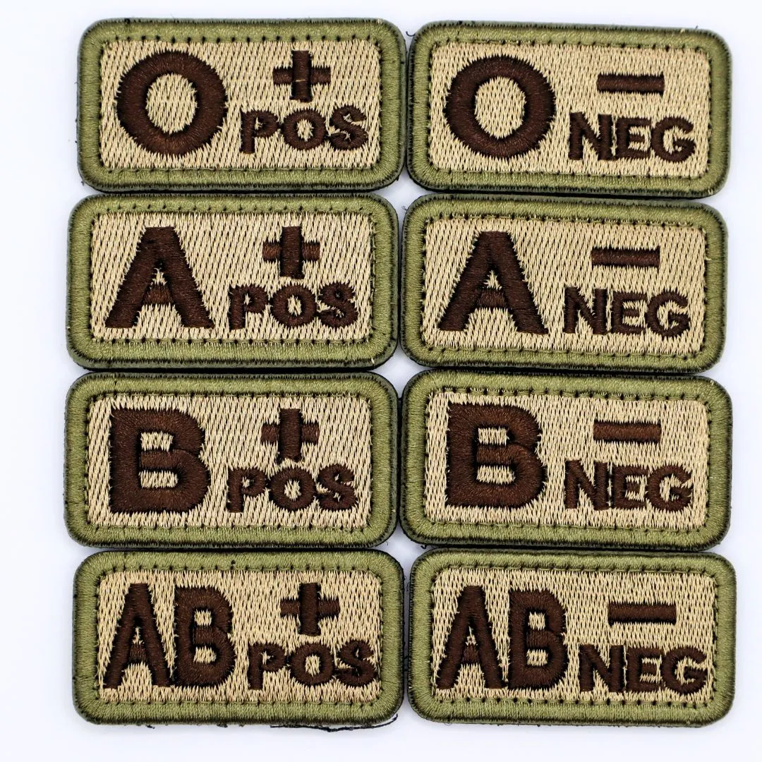 Blood Type - Velcro Patch