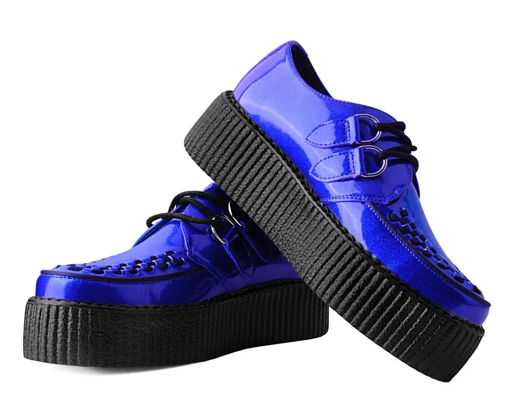 Blue Metallic Sparkle Viva Mondo Creeper