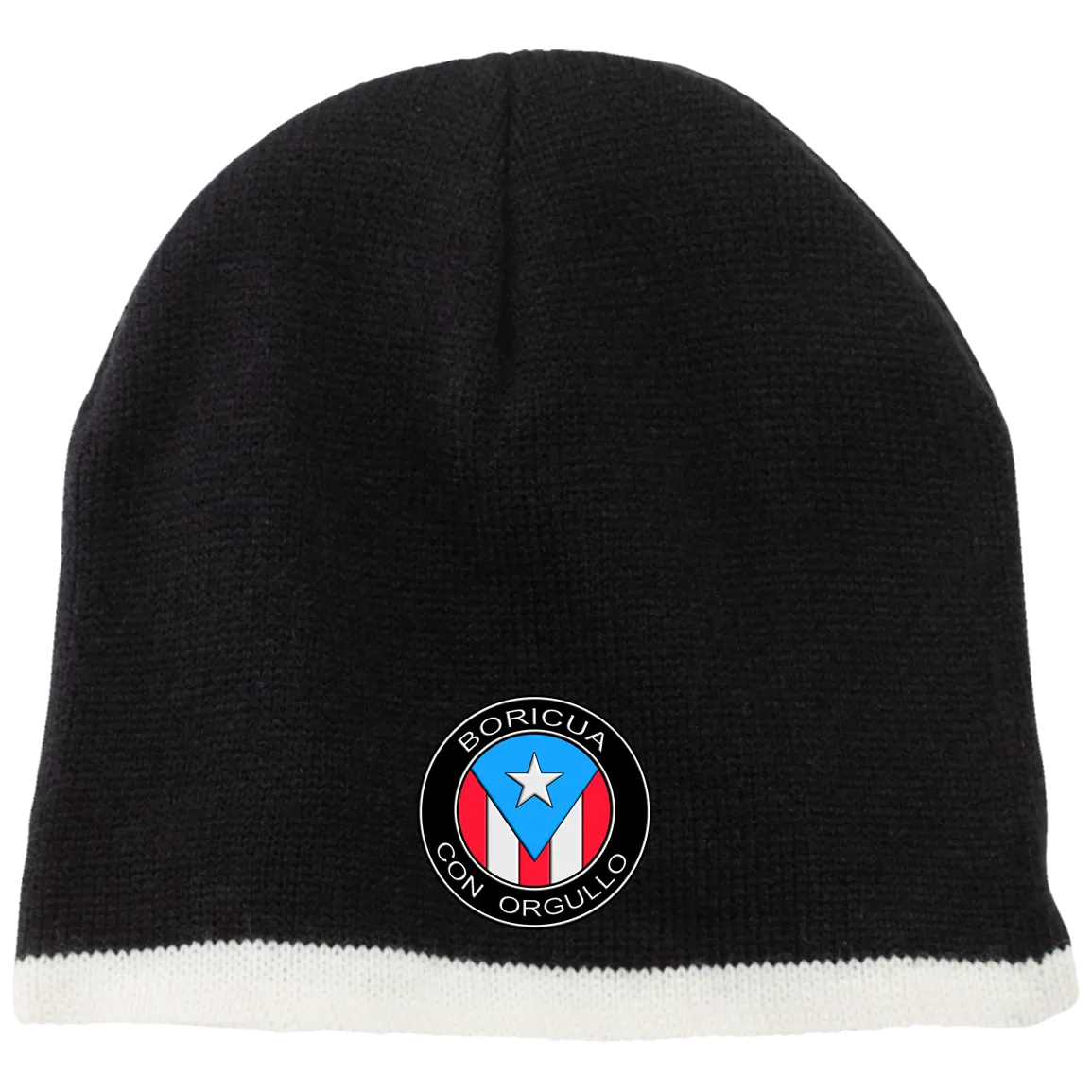 Boricua Con Orgullo 100% Acrylic Beanie