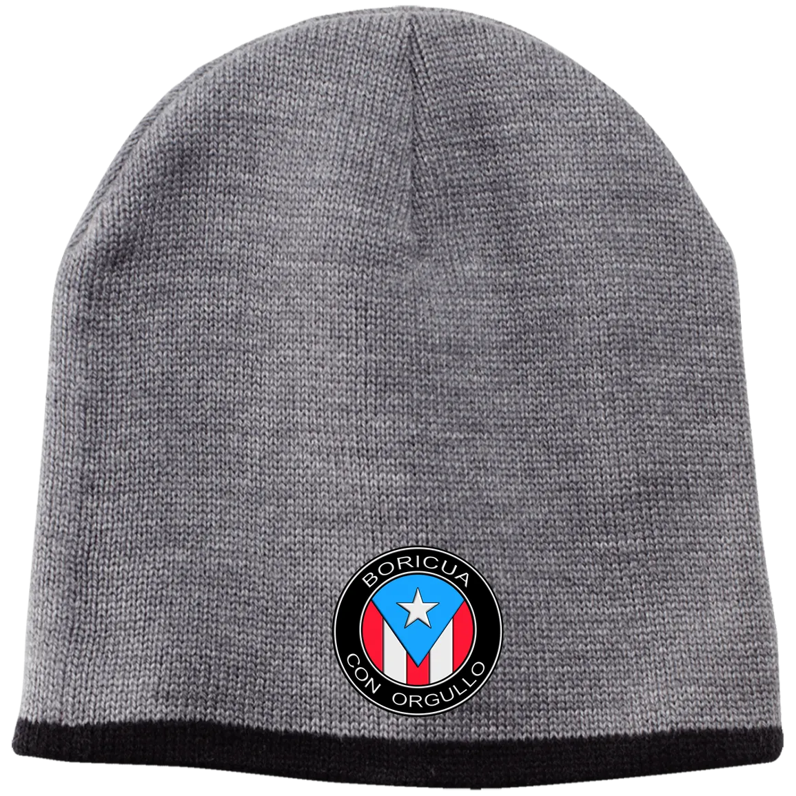 Boricua Con Orgullo 100% Acrylic Beanie