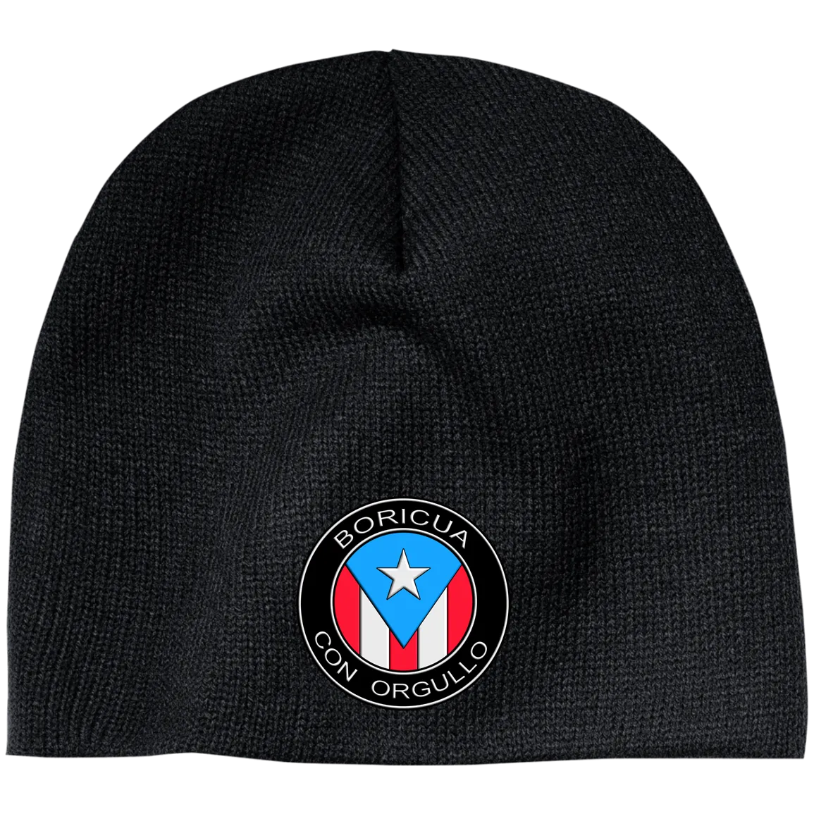 Boricua Con Orgullo 100% Acrylic Beanie