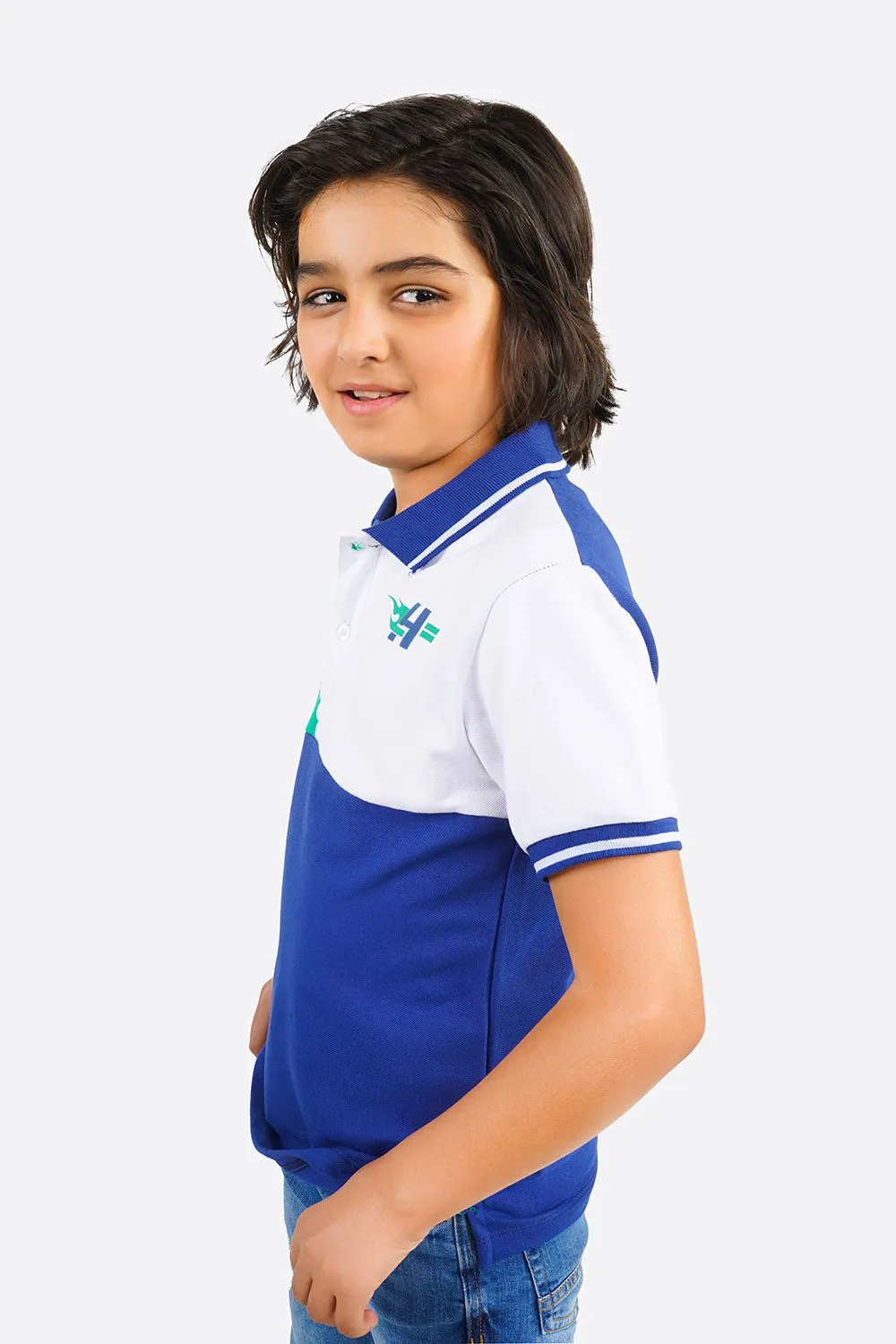 Boy's Short Sleeves Fashion Polo