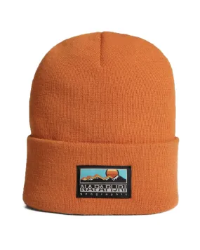 Cappello Beanie Napapijri F-Mountain Orange Buttern