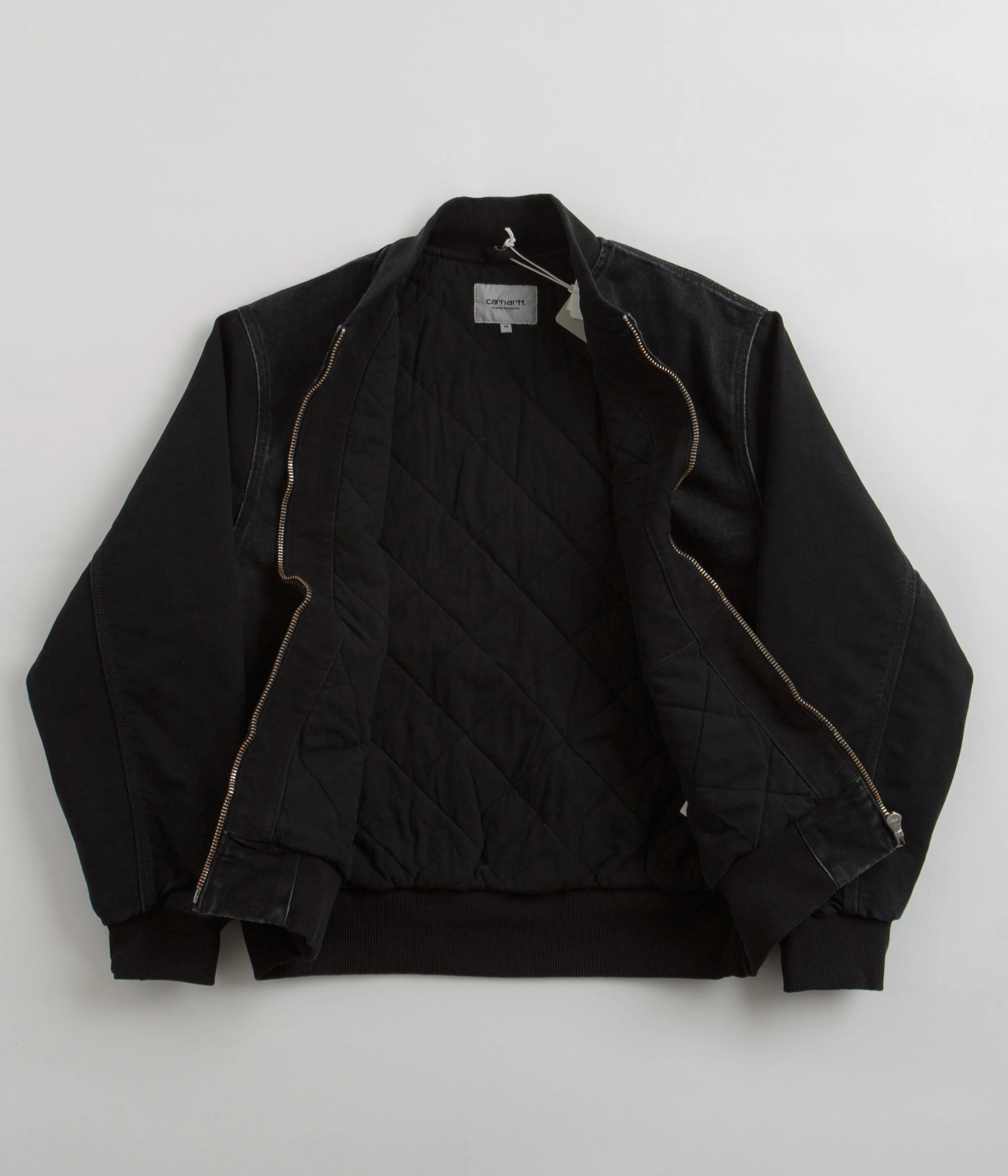 Carhartt Paxon Bomber Jacket - Black / Black