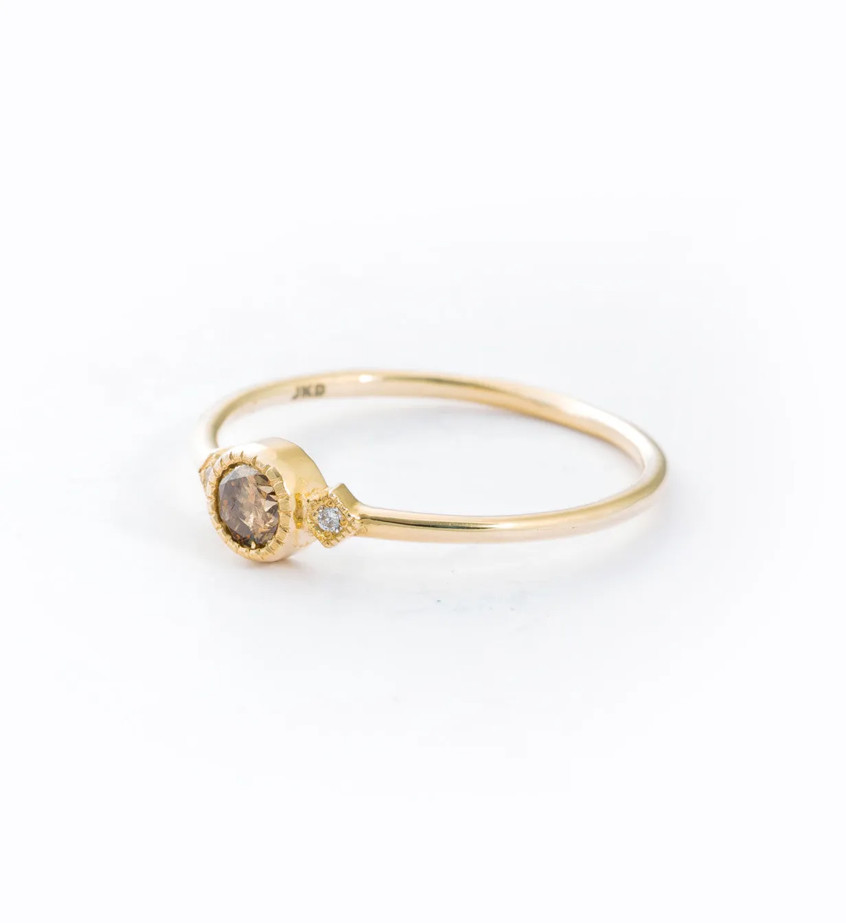 Champagne Diamond Sotto Voce Ring