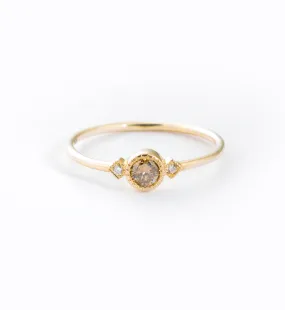 Champagne Diamond Sotto Voce Ring