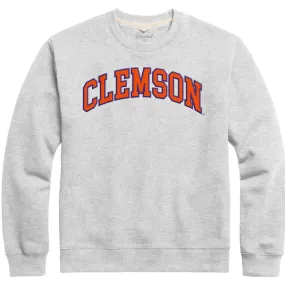 Clemson Arch Essential Crew Gray