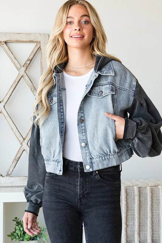 Denim Jacket Hoodie