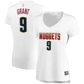 Denver Nuggets Jerami Grant Fanatics Branded Replica Fast Break Association Jersey Womens - White | Ireland K1160X8