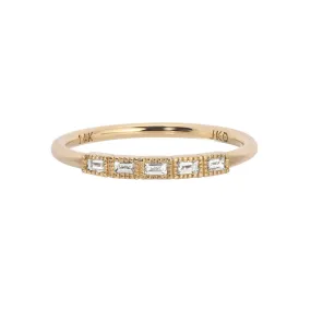 Diamond Baguette Legato Ring