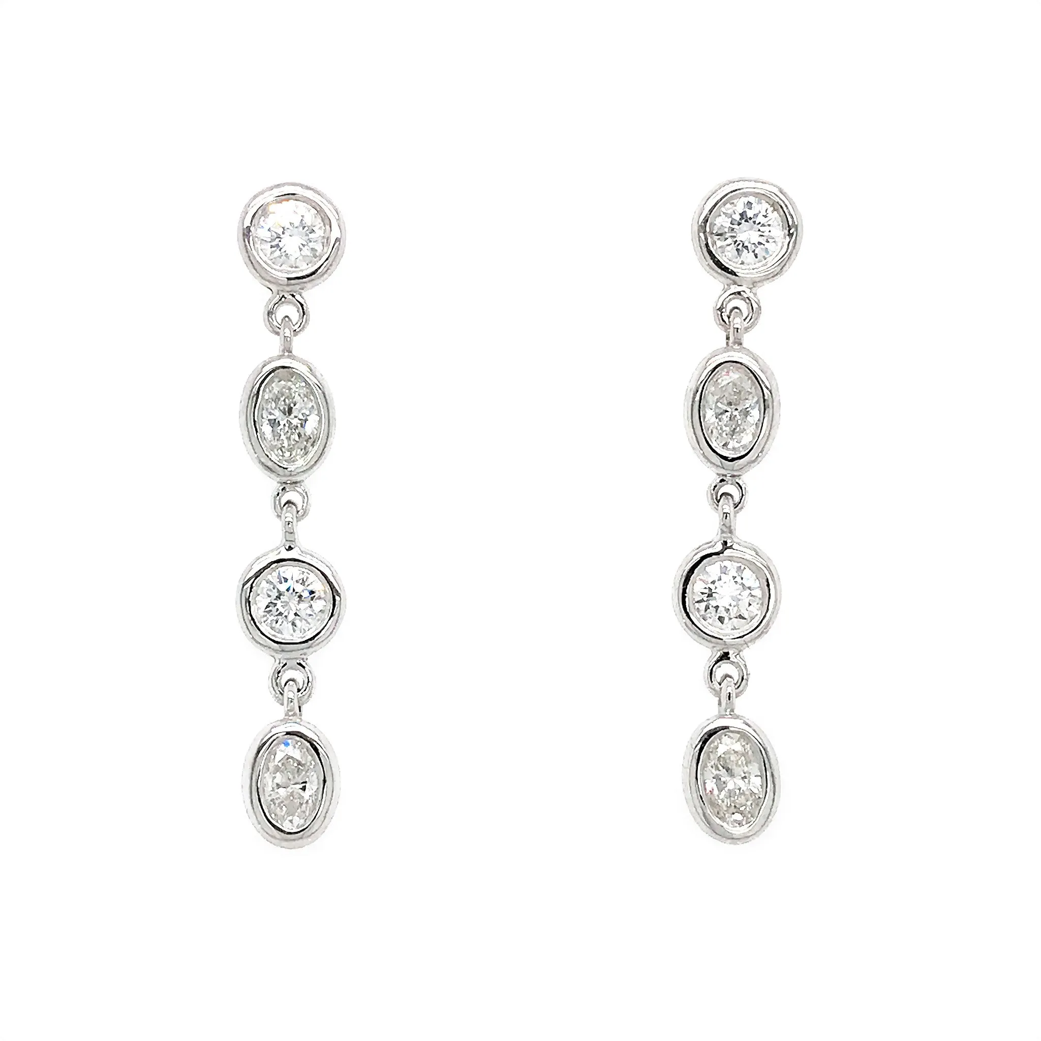 Diamond Drop Earrings