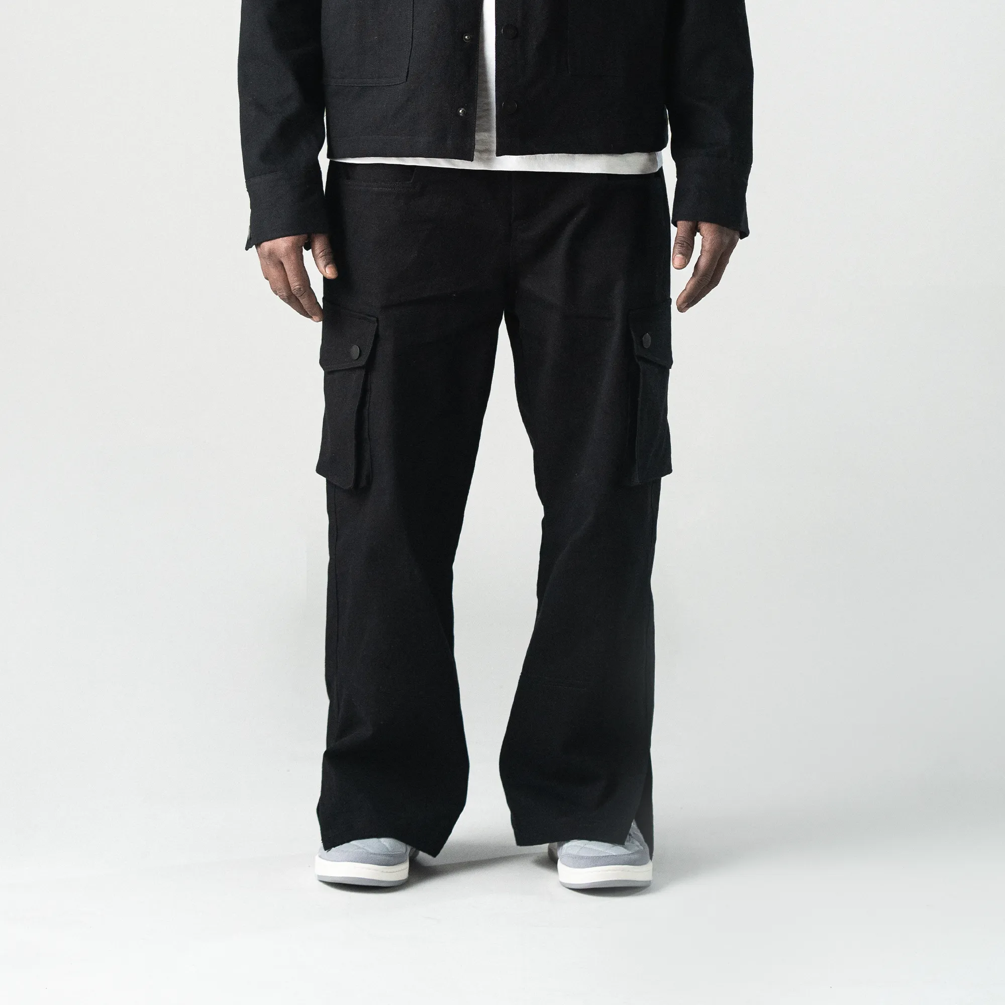 ESSENTIAL CARGO PANTS 'BLACK'