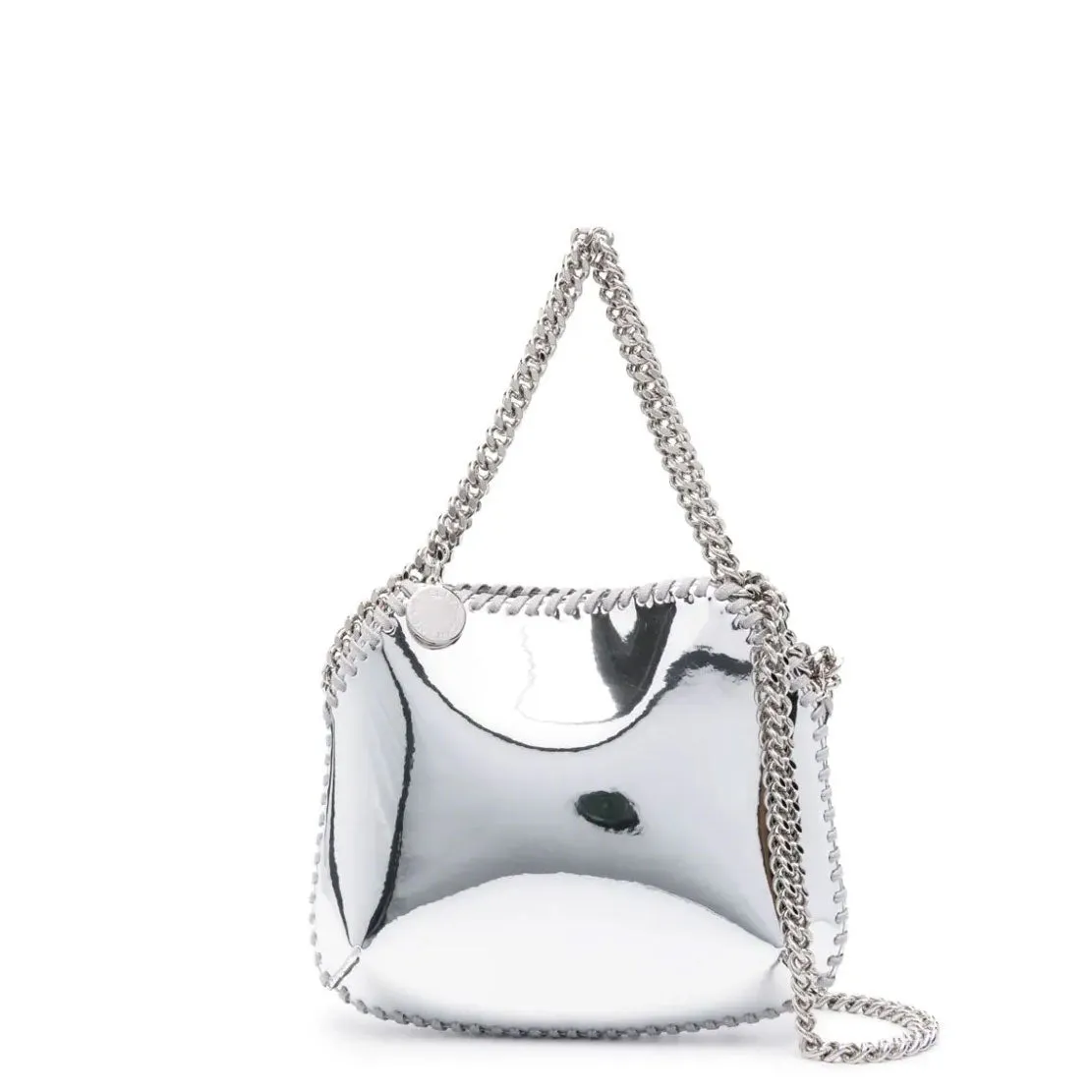 Falabella Mini Evening Mirror, Silver