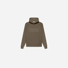 FEAR OF GOD ESSENTIALS HOODIE WOOD