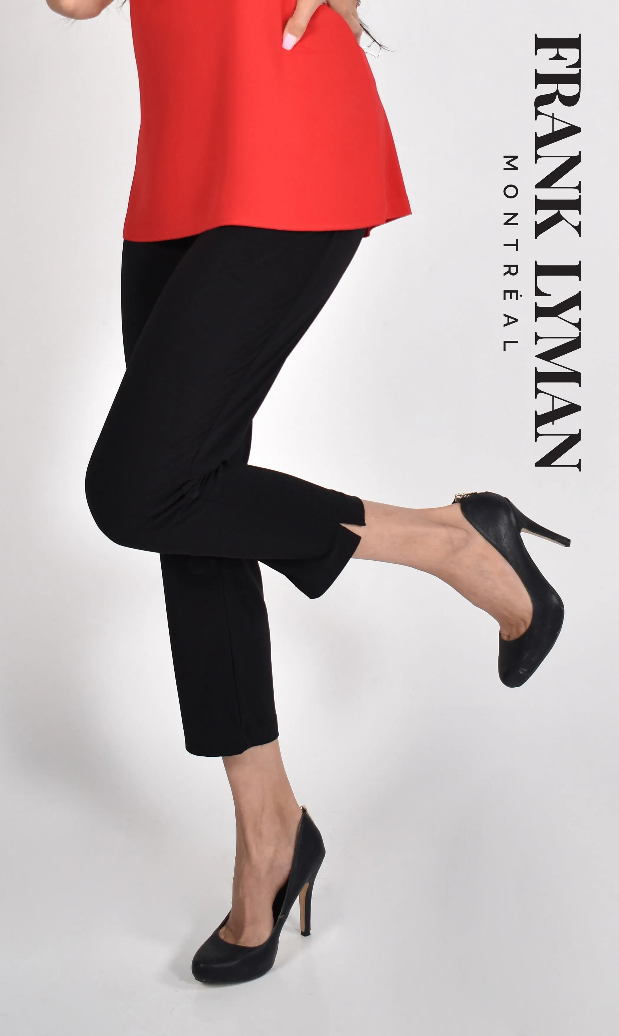 Frank Lyman Black Knit Pant