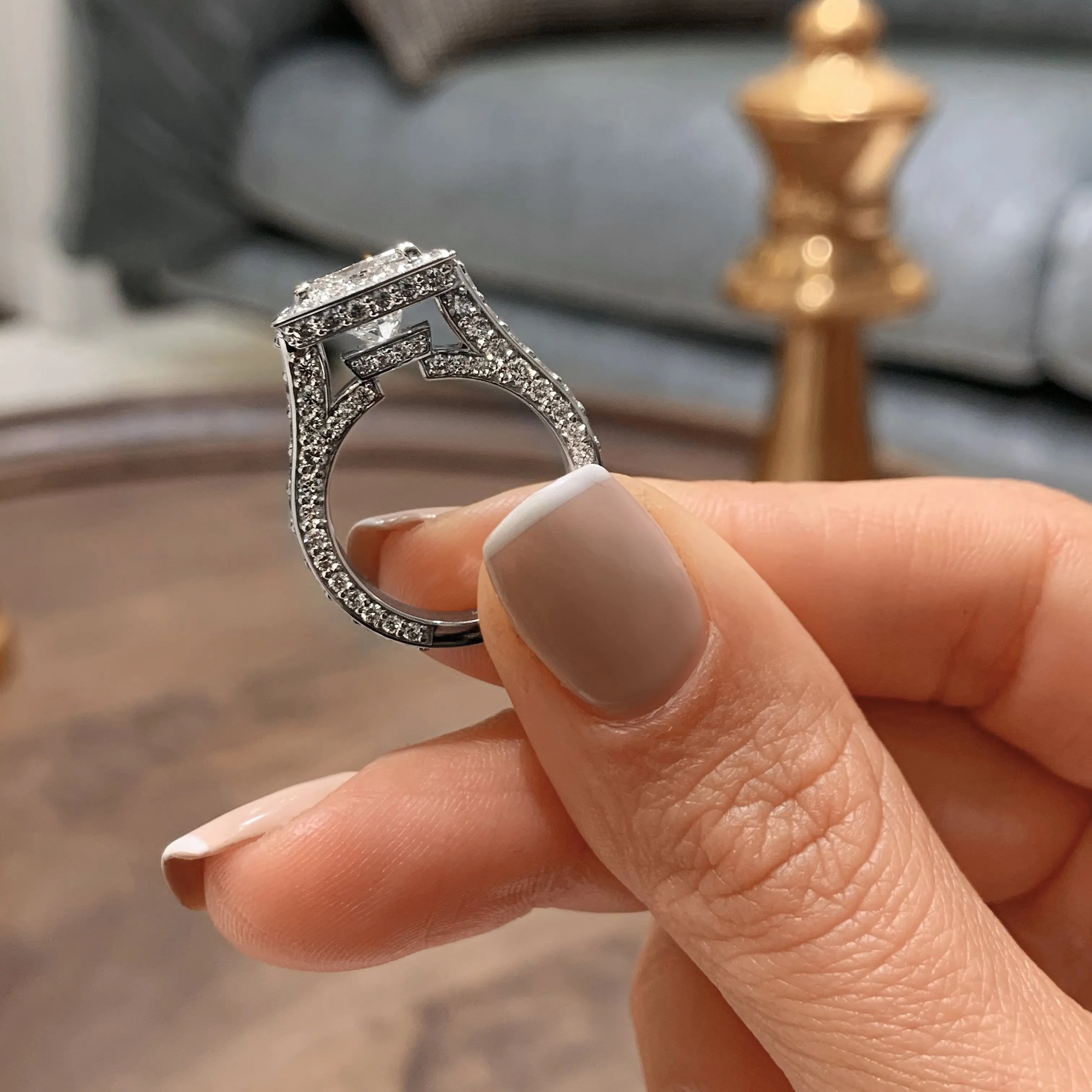 Freya Lab Grown Diamond Ring -14K White Gold