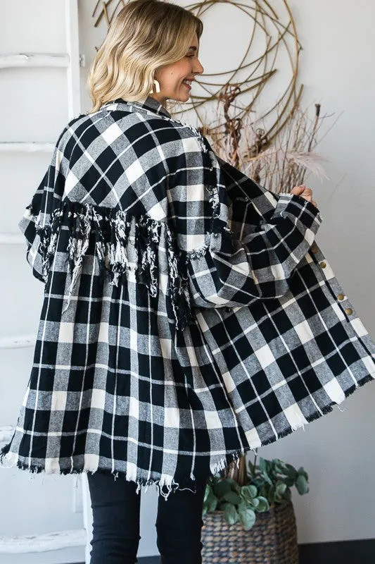 Fringe Buffalo Check Shirt