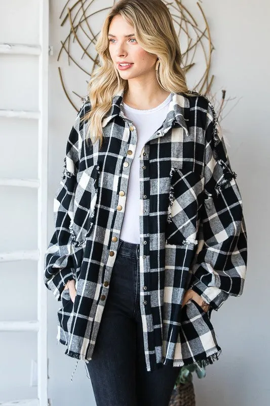 Fringe Buffalo Check Shirt