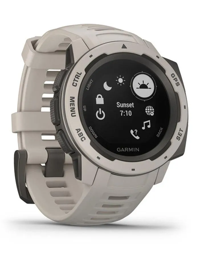 Garmin Instinct GPS Multipsort Watch - Tundra -  Heart Rate Monitor - 100M