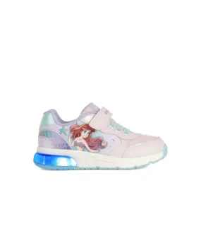 Geox Girls Light Up Little Mermaid Spaceblub Runner J358VA