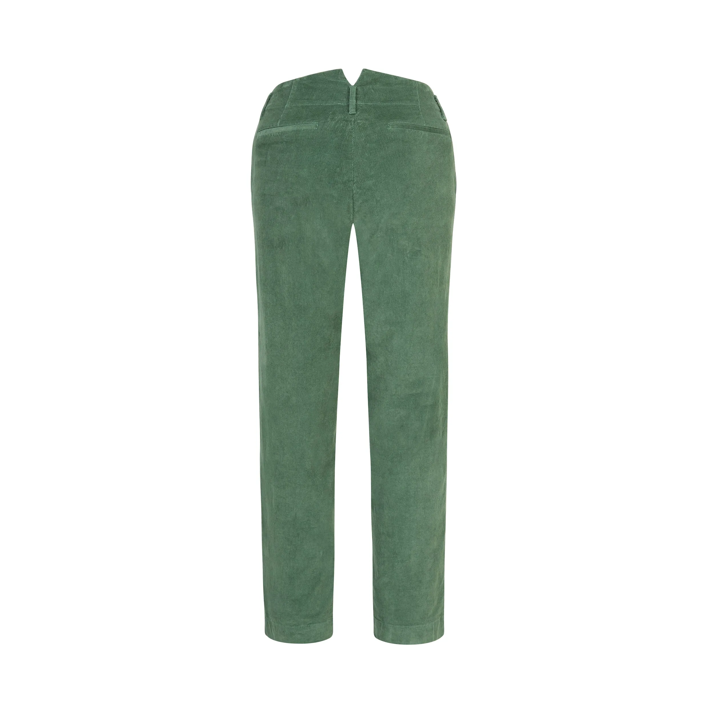 Green Chino Stretch Pincord Trouser