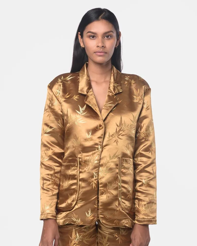 Indii Blazer in Prosperous Gold