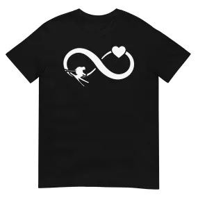 Infinity Heart and Skiing - T-Shirt (Unisex)