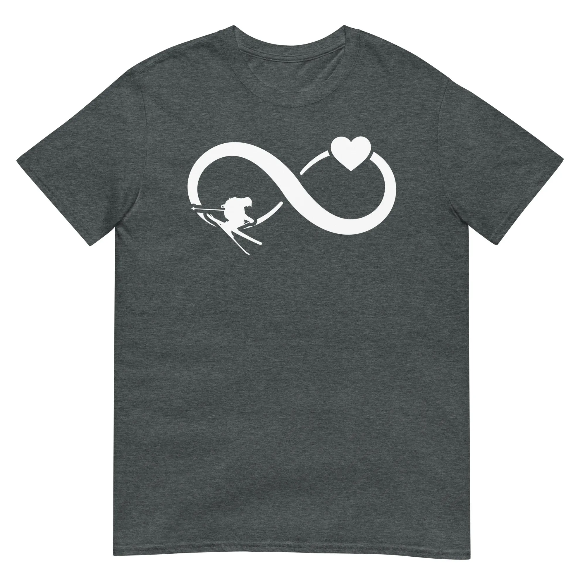 Infinity Heart and Skiing - T-Shirt (Unisex)